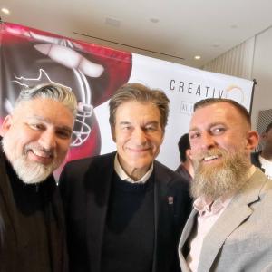 ViZion Protocol executive team (Shane Brown) with Dr. Mehmet Oz