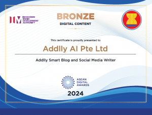 Addlly AI Wins Bronze at ASEAN Digital Awards 2024 for AI Writing Tool