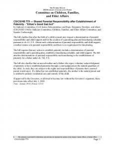 House Bill #775