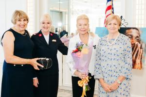 Lois Pope, Major Leisa Hall, Women's Auxiliary Co-Presidents