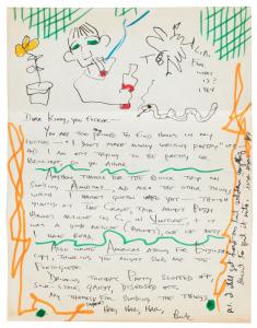 The Buk Shop features rare manuscripts and drawings by Charles Bukowski.