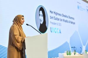 Her Highness Sheikha Shamma bint Sultan bin Khalifa Al Nahyan, President and CEO of the UAE Independent Climate Change Accelerators (UICCA)