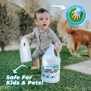 Artificial Turf Cleaner Safe for Kids and Pets