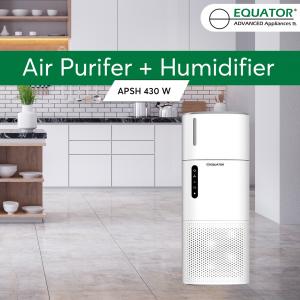 Equator HEPA Air Purifer Sterilizer Ionizer Humidifier PET Option 431sf 110V