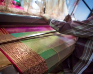 Chanderi Handloom Weaving