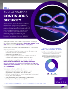 20204 State of Continuous Security Highlights
