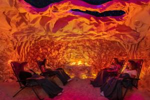 Custom-designed Himalayan salt cave built by expert salt builder Dr. Margaret Smiechowski—perfect for halotherapy, relaxation, and natural wellness