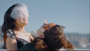 Still from the Music Video "She". Woman dancing with daughter