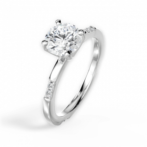 Ritani Engagement Ring in 14kt White Gold