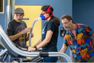 IRSC Researchers VO2MAX Testing (Photo Credit: Indian River State College / Molly Bartels)