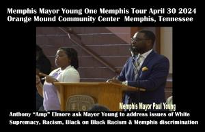 Memphis Mayor Paul Young in Orange Mound One Memphis Tour