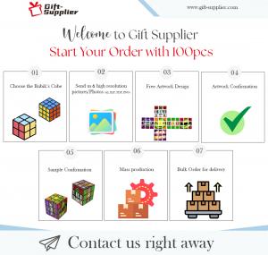 Customized Rubik's Cube with personalized logo