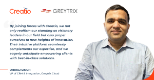 Creatio Partners with Greytrix