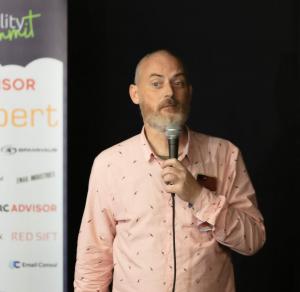 Andrew Bonner speaking at the Deliverability Summit London