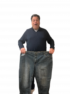 Jonathan Ressler Boca Raton goes from a size 54 pants to a size 40 pants