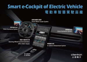 Clientron Smart Cockpit of Electric Vehicles
