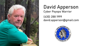 David Apperson Vets Helping Vets Psyops Cyber Warrior