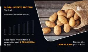 The global potato protein industry garnered $388 Potato Protein Market