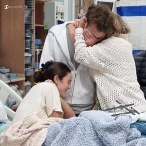 Maya & Itay Regev, siblings, reunite at Soroka after over 50 days as Hostages