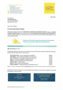 2024 Award Result Report - VET Advisory Group