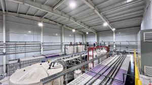 inside a lithium extraction demo plant in Argentina
