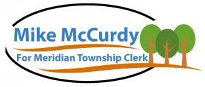 Mike McCurdy for Meridian Township Clerk Logo