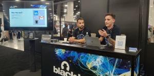 Our team in BlackHat Arsenal