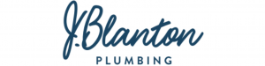 J. Blanton Plumbing logo, promoting the No Drip Club and its Water Heater Flush and Maintenance Package, along with expert plumbing services.