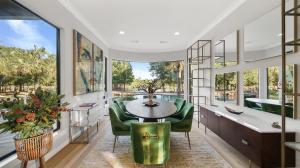 Private, gated property with main house and guest house