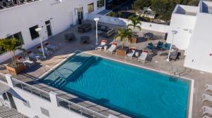 Vantage St. Pete Apartments offers residents countless amenities including a rooftop pool.