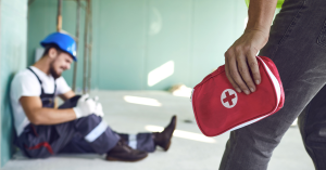 Person using First Aid