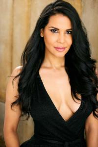 Actress Angie Ayala plays Officer Hernandez in the film "The Girl in the Pool"