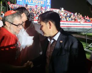 Joe Kaufman with Sen. Marco Rubio at Trump Doral Event