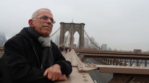 Rob Janoff on the Brooklyn Bridge