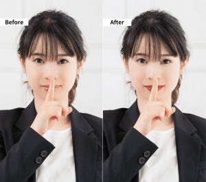 Occlusion for Facial Parts (example , lips )