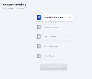 AI.Law makes drafting a lawsuit fast and easy.