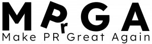 Make PR Great Again MPRGA Logo (Black)