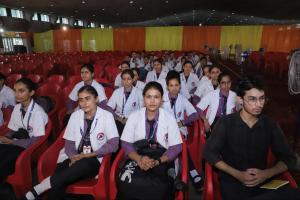 Nursing school participants joined the Dholakia Foundation for International Youth Day.