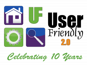 User Friendly 2.0 10 year logo