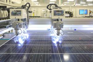 Manufacture of photovoltaic modules