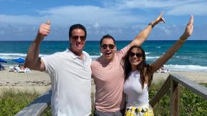 Nick, Megan & James (at Beach - Latitudes Restaurant)