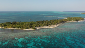 aerial island view documentary