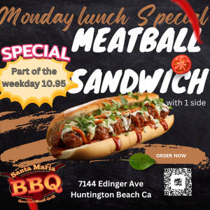 Santa Maria BBQ and Catering lunch specials