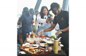 Live Chef Demostration at the BFF Cookout Festival