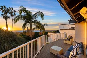 Front view to the beach in a Oceans Luxury Rehab facility in Southern California