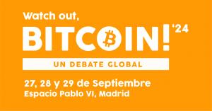 Watch Out Bitcoin Event Logo in Orange