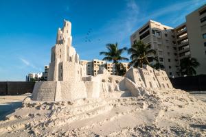 Sand castle at Fort Myers Beach