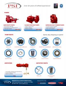 Process Solutions International Pumps & Agitators Parts