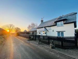 Winter at Well Cottage, Dorset, England