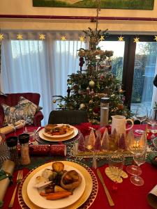 Christmas dinner at Well Cottage